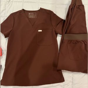 Figs Scrubs- limited color espresso